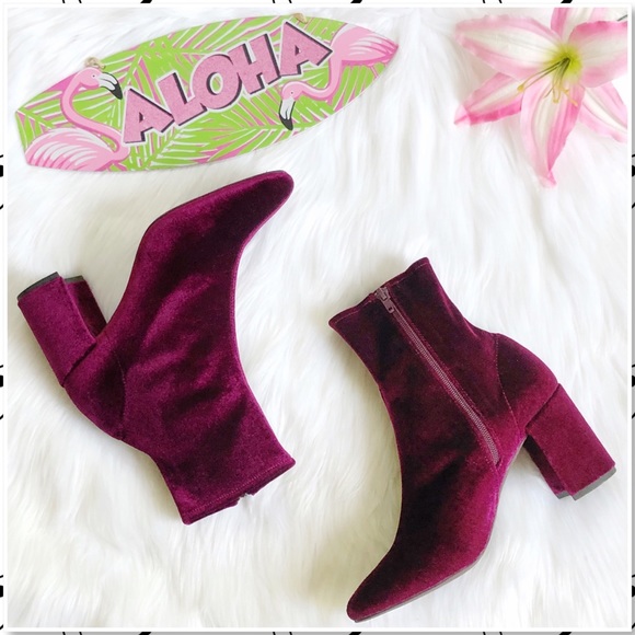 Jeffrey Campbell Shoes - Jeffrey Campbell Cienega Lo Ankle Booties Wine 8.5